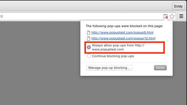 How do you block pop ups in chrome